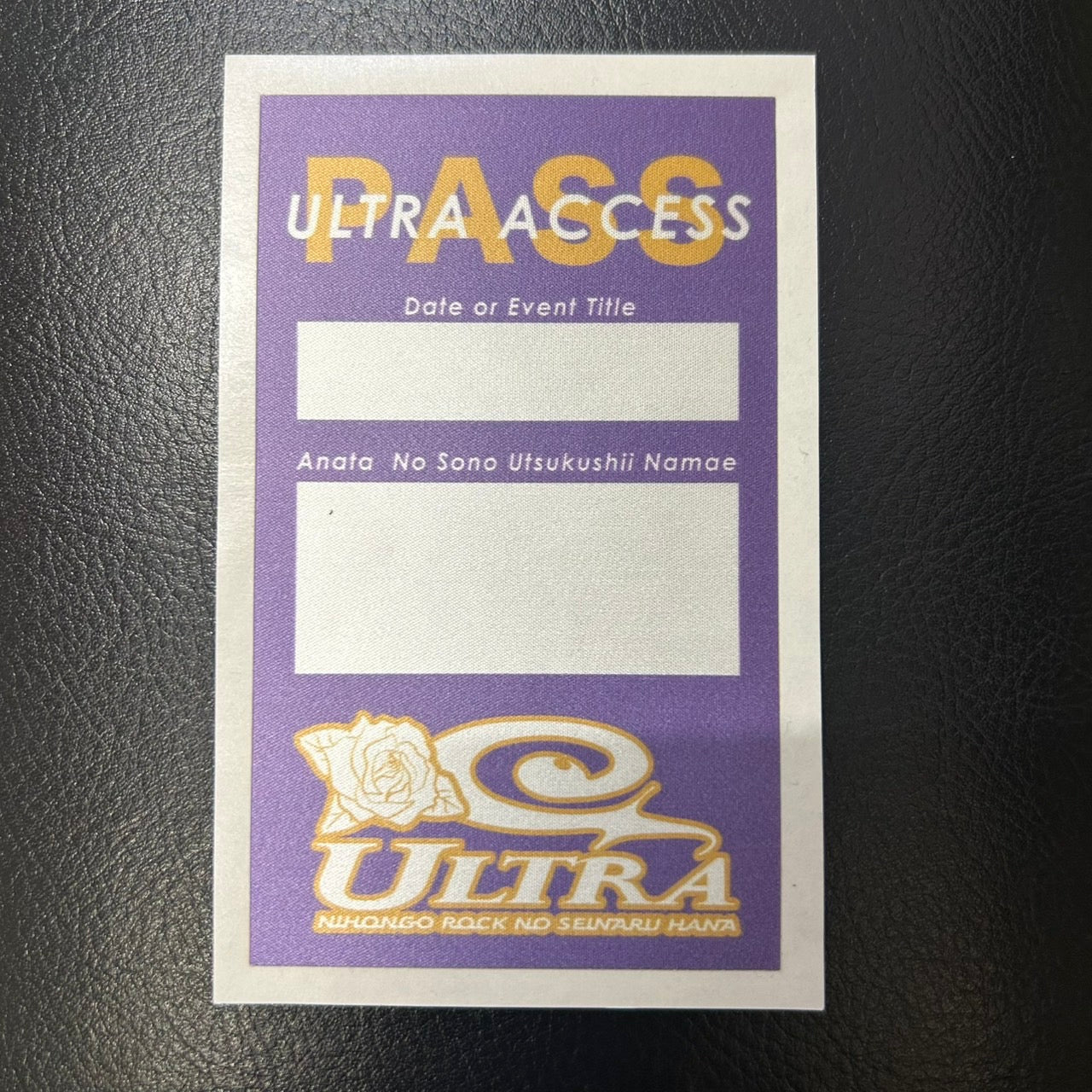 PASS STICKER